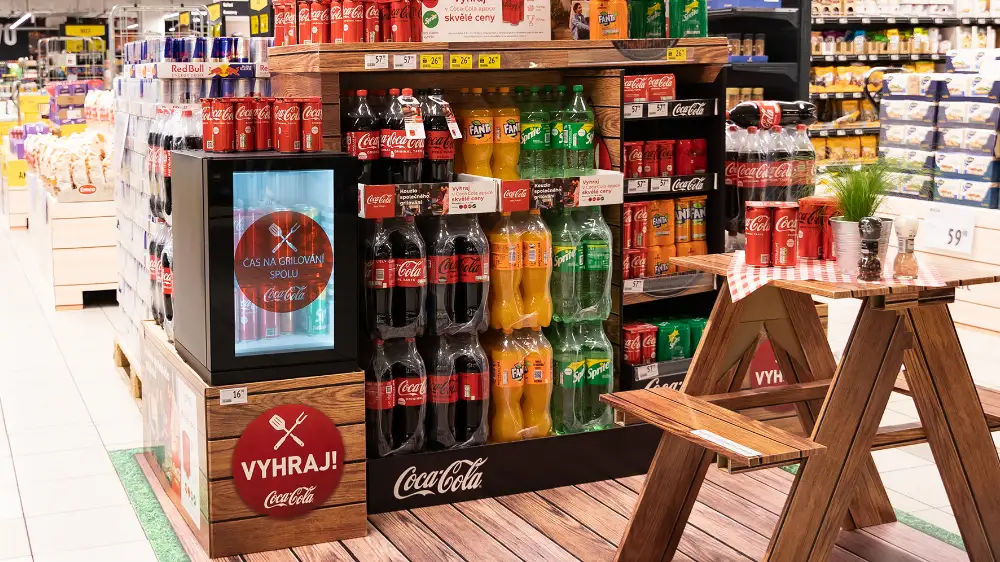 Transparentní LCD displeje pro chladící vitríny se vzdáleným řízením obsahu